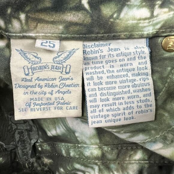 Women's ROBIN'S JEAN Skinny Floral Multicolor Jeans Style# SP8657PFD Size 25X29 - Picture 7 of 12